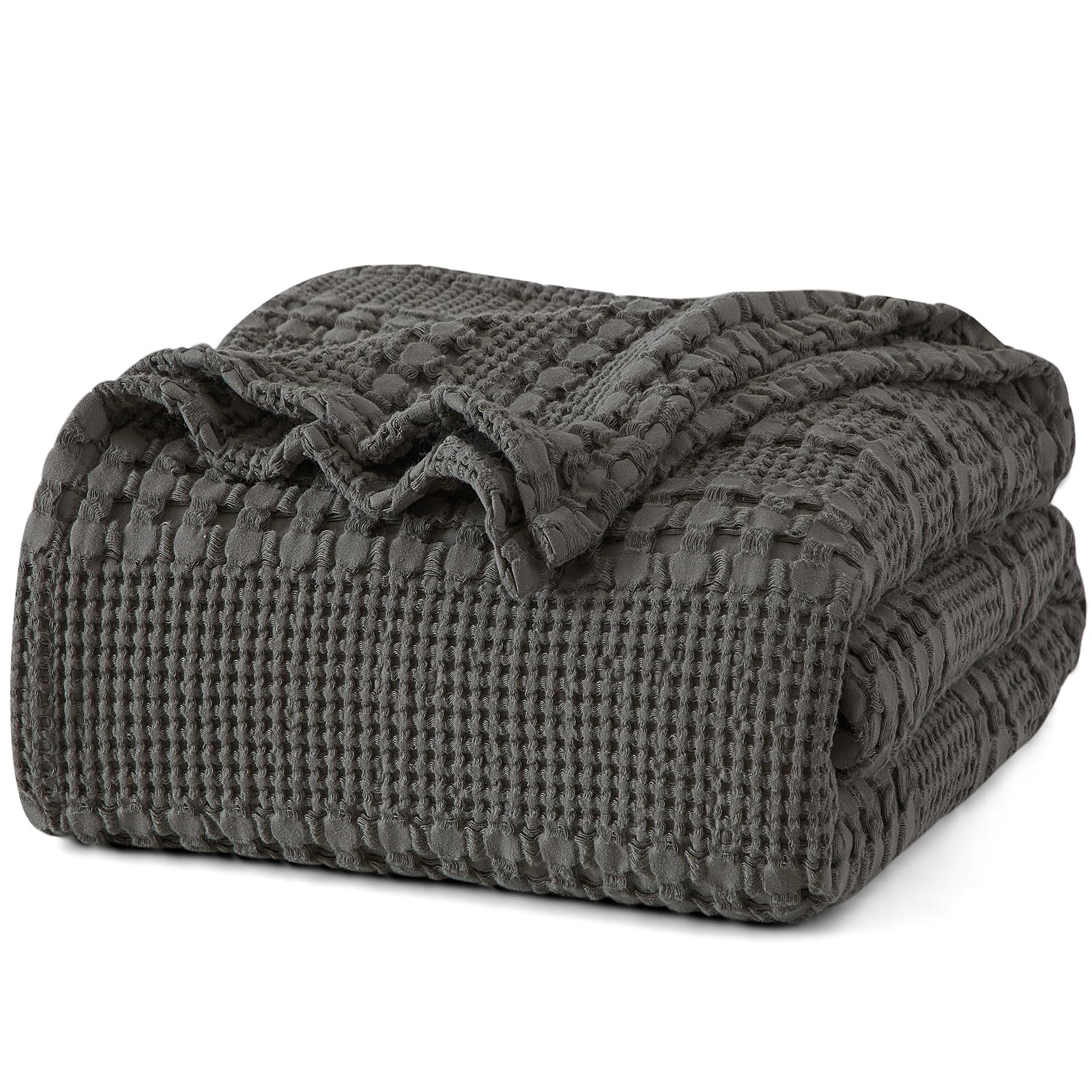 100 Cotton Waffle Weave Blanket King Size Lightweight Washed Cotton Blanket 108 x90 Soft Woven Breathable Blanket Bed Bath Beyond 41589692